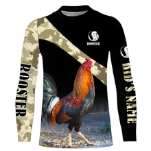 Load image into Gallery viewer, Beautiful Rooster custom name 3D All over print T Shirt, Hoodie, Long sleeve, Sweatshirt - FSD1518