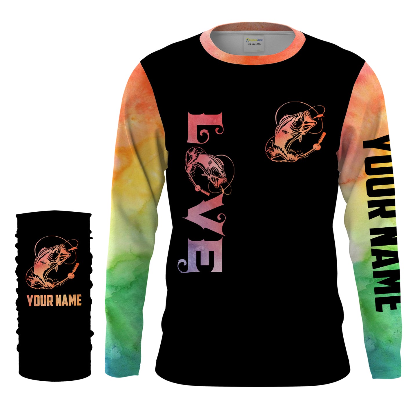 Bass Fishing Mom "Like A Regular Mom But Cooler" Shirt Funny Mother Gift Idea custom name T-Shirt, Long sleeve UPF30+ FSD1728
