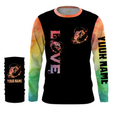 Load image into Gallery viewer, Bass Fishing Mom "Like A Regular Mom But Cooler" Shirt Funny Mother Gift Idea custom name T-Shirt, Long sleeve UPF30+ FSD1728