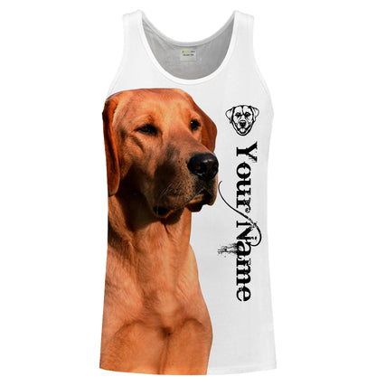 Fox Red Labrador Retriever 3D All Over Printed Shirts, Hoodie, Tshirt - Gifts for Dog Lovers, Fox Red Lab Lovers FSD2448