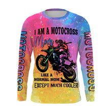 Load image into Gallery viewer, Motocross Mom Personalized Jersey UPF30+ Cool Dirt Bike Mom Racing Shirt Mother's Day Gift NMS1383