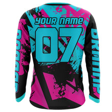 Load image into Gallery viewer, Dirt Bike Mom Personalized Jersey UPF30+ Motocross Mom Racing Shirt Mother's Day Gift NMS1377