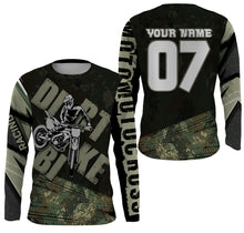 Load image into Gallery viewer, Kid&amp;Adult custom dirt bike jersey UPF30+ Camo Motocross MX racing off-road motorcycle racewear| NMS928