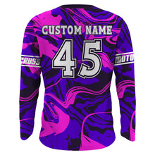 Load image into Gallery viewer, Dirt Bike Mom Personalized Jersey UPF30+ Brap Motocross Mom Racing Shirt Mother's Day Gift NMS1379