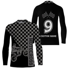 Load image into Gallery viewer, Personalized Motocross Jersey Racing Flag Riding Shirt Off-road Dirt Bike Motorcycle Lovers| NMS506