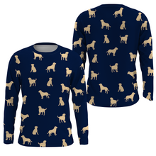 Load image into Gallery viewer, Labrador Retriever Lover Hoodie Long Sleeve Blue Shirt Kid Adult Shirt Lab Owner Labrador Owners| JTSD350