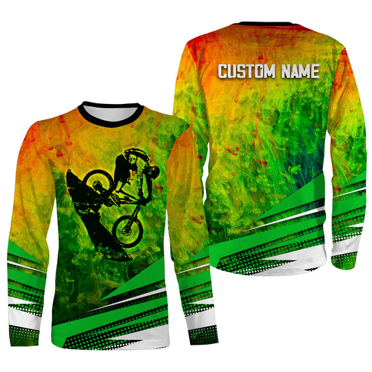 Mountain Biking Personalized Jersey - MTB Jersey Biking Cycling Jersey for Biker, Bike Riders, Cyclist JTS412