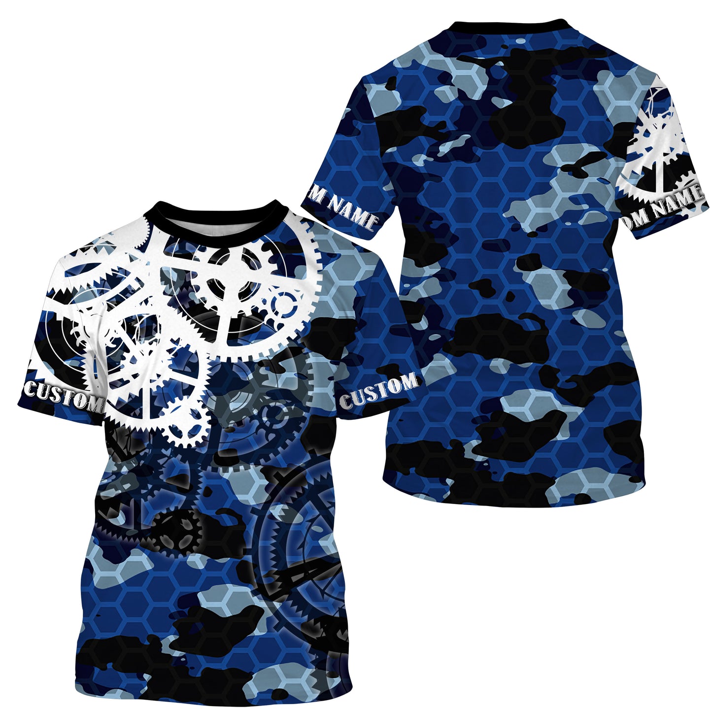 Cycling Shirts, Custom Name Mountain Bike Racing Shirt, Racing Bicycle Shirt UV Protection UPF 30+| JTS479