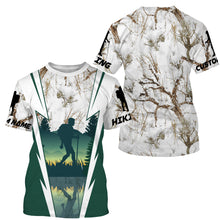 Load image into Gallery viewer, Custom Hiking Winter Camo Hiker Shirts for Men Hiking Long Sleeve UV Protection UPF 30+ Hiking Shirt| SP33