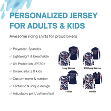 Load image into Gallery viewer, Enduro Racing Personalized Jersey UPF30+ Off-road Dirt Bike Adult&amp;Kid Extreme Terrain Race| NMS708