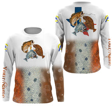 Load image into Gallery viewer, Texas Slam fishing drink beer with ChipteeAmz's art custom name UV protection UPF +30 shirts AT002