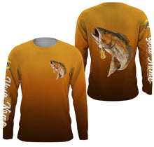 Load image into Gallery viewer, Redfish fishing custom name with Redfish drinking beer ChipteeAmz's art UV protection shirts AT013