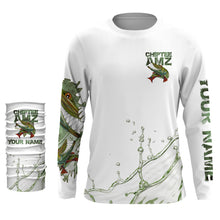 Load image into Gallery viewer, Musky Muskellunge fishing custom name with funny Muskie ChipteeAmz's art sun protection fishing shirts AT042