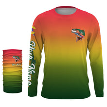Load image into Gallery viewer, Trout fly fishing custom name with funny Trout ChipteeAmz's art UV protection shirts AT010
