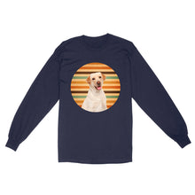 Load image into Gallery viewer, Custom Pet Face Retro Long Sleeve| Dog Lover Gift Labrador Lover Pet Owner Shirt| JTSD341