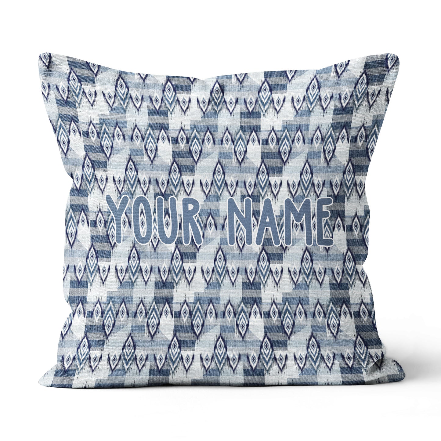 Denim Patchwork Vintage Custom Throw Pillow Personalized Cool Golf Gifts LDT1133