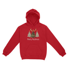 Load image into Gallery viewer, Deer, Elk, Moose hunting Merry Rackmas hunting gift for men Hoodie TAD02