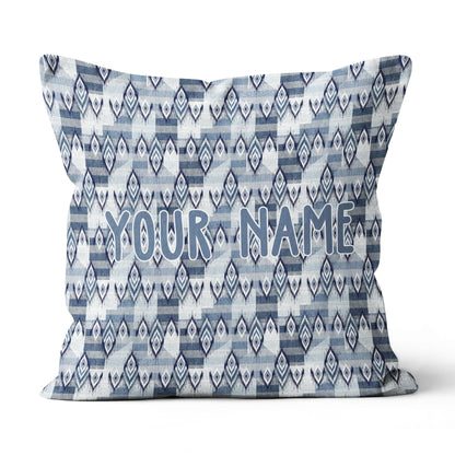 Denim Patchwork Vintage Custom Throw Pillow Personalized Cool Golf Gifts LDT1133
