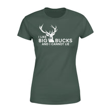 Load image into Gallery viewer, I Like Big Bucks And I Cannot Lie Women's T-shirt - FSD62