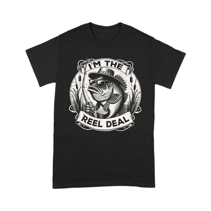 T-Shirt - I'm the reel deal gift for fisherman A54
