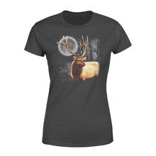 Load image into Gallery viewer, Elk under the full moon shirts