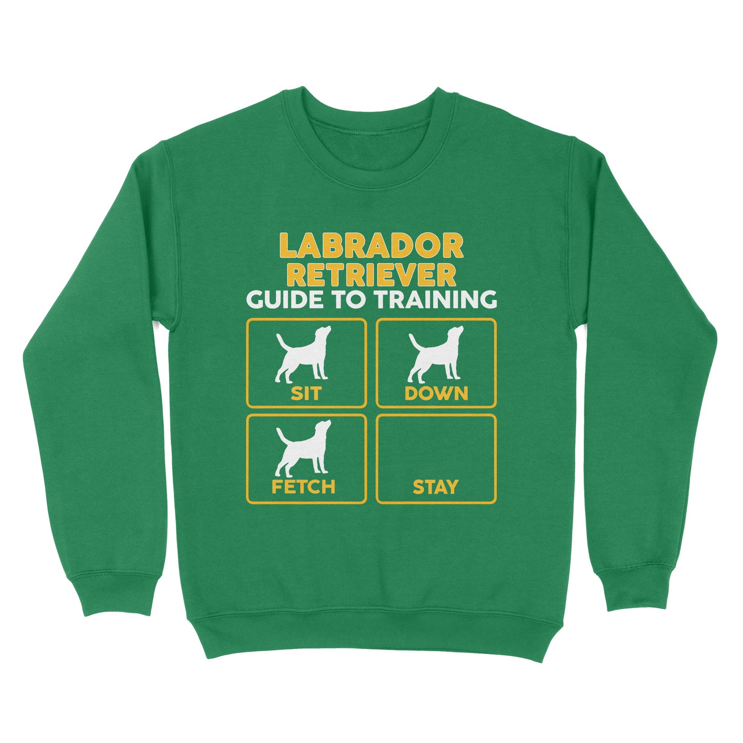 Labrador Retriever Standard Sweatshirt | Funny Guide to Training dog - FSD2399D08