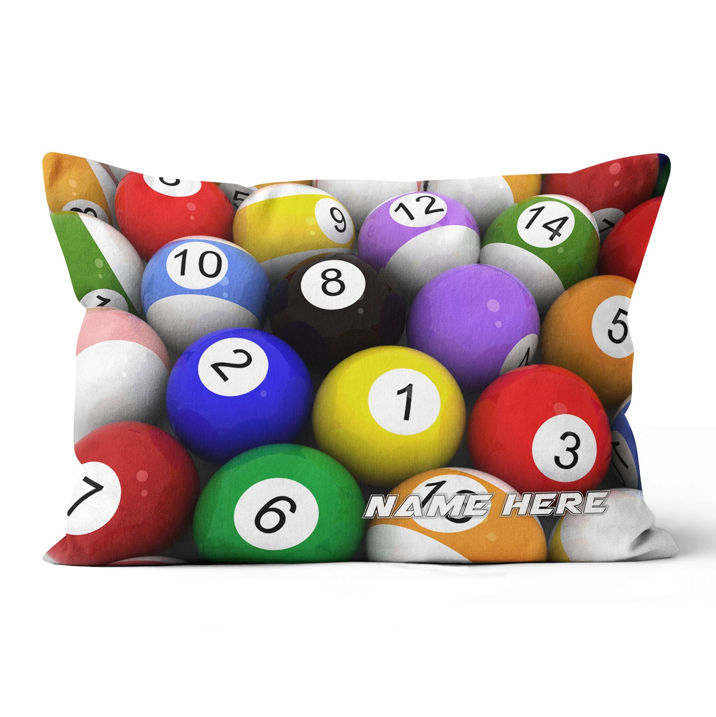 Personalized Billiard Balls Pillow, Best Billiard Pillow Gifts For Pooler TDM0862