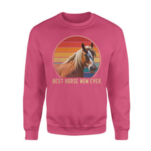 Load image into Gallery viewer, Custom photo best horse mom ever vintage personalized gift sweater