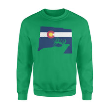 Load image into Gallery viewer, Colorado Elk Hunting, Colorado Elk Hunter, Elk Hunt, Elk Hunting Gift Essential Standard Crew Neck Sweatshirt - NQSD234